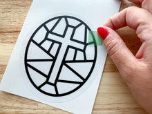 Load image into Gallery viewer, Cross Suncatcher Sticker Craft Kit
