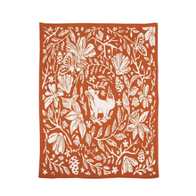 Load image into Gallery viewer, Organic Cotton Cinnamon Fox Blanket

